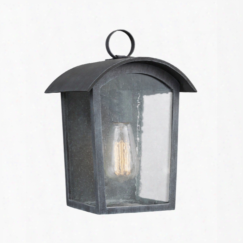 Murray Feiss Hodges 1-light Outdoor Wall Lantern In Ash Black