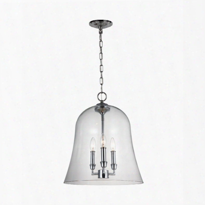 Murray Feiss Lawler 3-light Pendant In Chrome