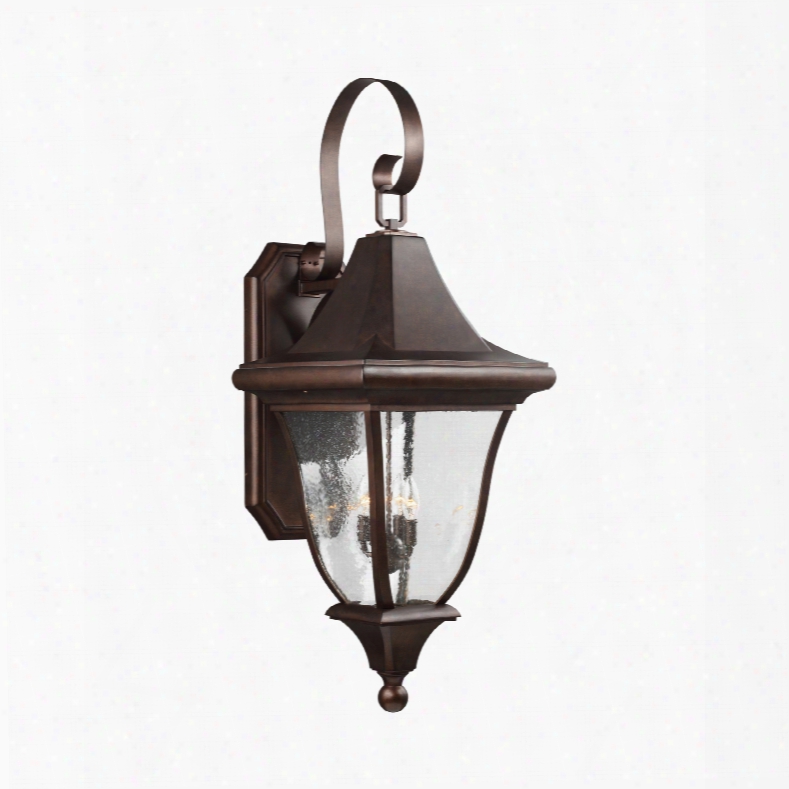 Murray Feiss Oakmont 4-light Outdoor Wall Lantern In Patina Bronze