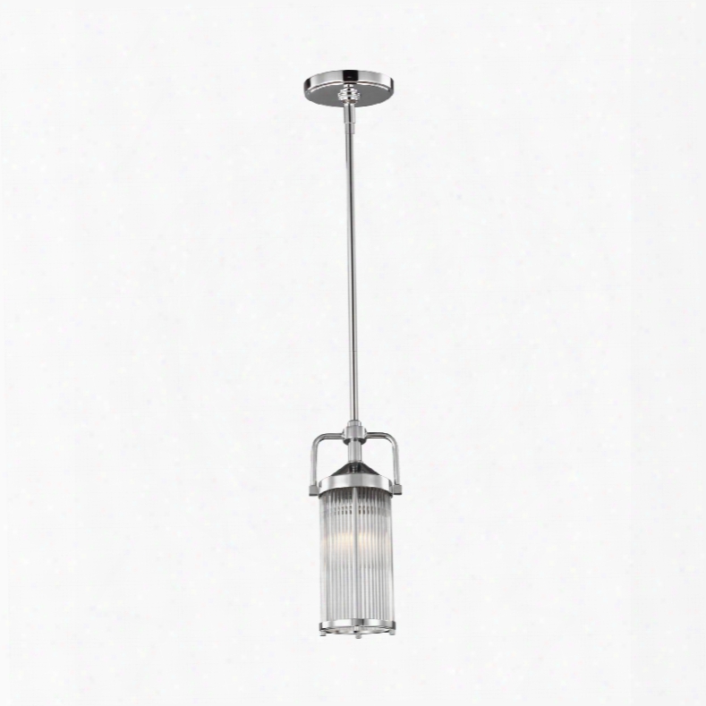 Murray Feiss Paulson 1-light Mini-pendant In Chrome