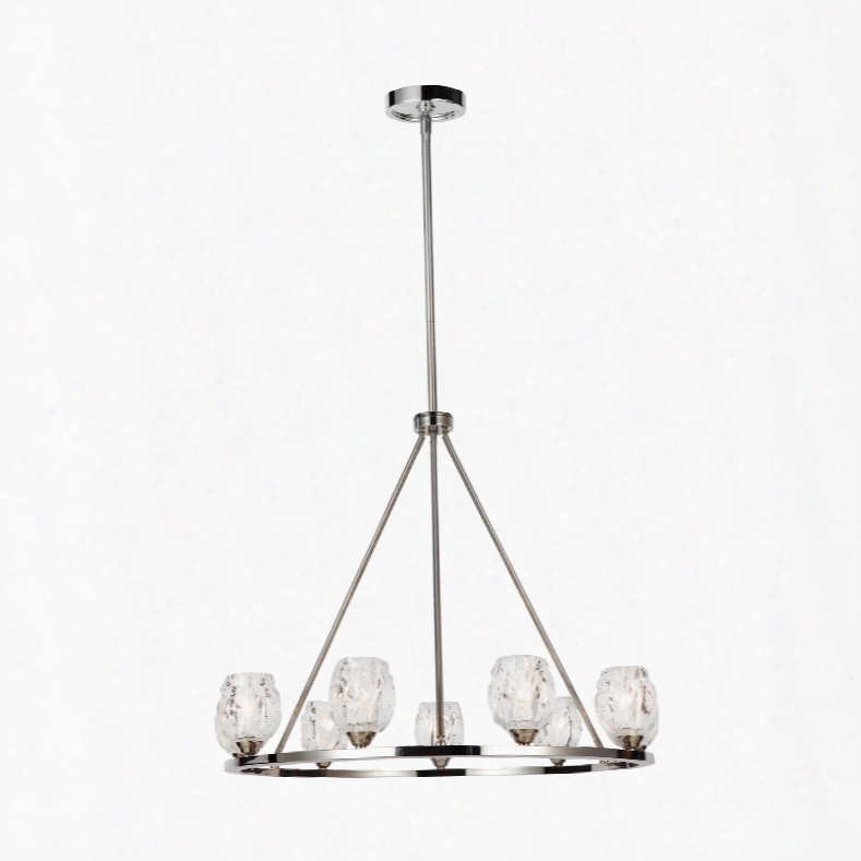 Murray Feiss Rubin 9-light Chandelier In Polished Nickel