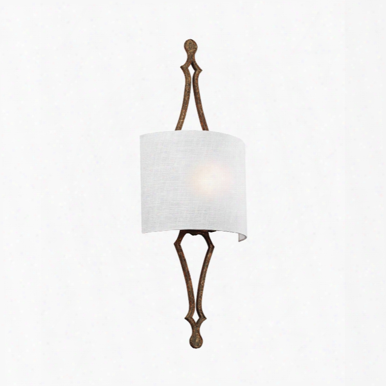Murray Feiss Tilling 1-light Wall Sconce In Distressed Goldleaf