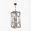 Murray Feiss Marquelle 6-Light Foyer Chandelier in Weathered Iron