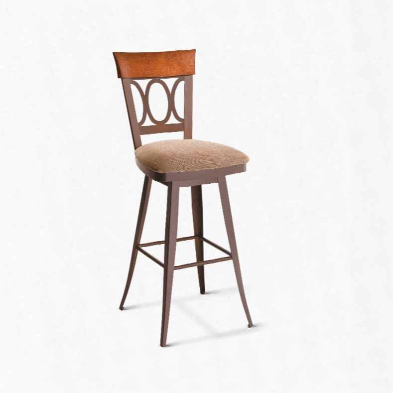 Amisco Cindy 26 Inch Swivel Counter Stool