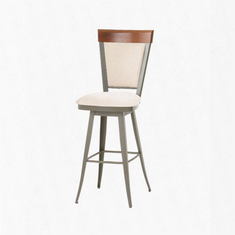 Amisco Eleanor 26 Inch Swivel Counter Stool