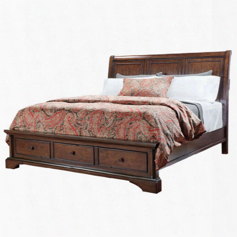 Aspenhome Bancroft Queen Sleigh Storage Bed