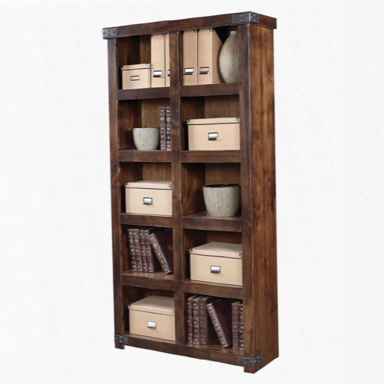 Aspenhome Industrial Display Case In Tobacco