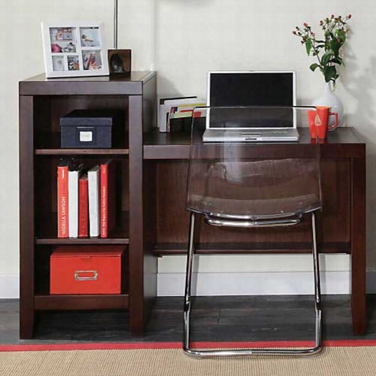 Aspenhome Lifestyles Cube Desk In Cherry