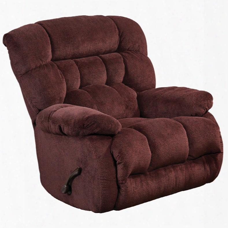 Catnapper Daly Power Lay Flat Recliner In Cranapple