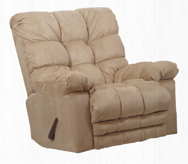 Catnapper Magnum Chaise Rocker Recliner In Hazelnut