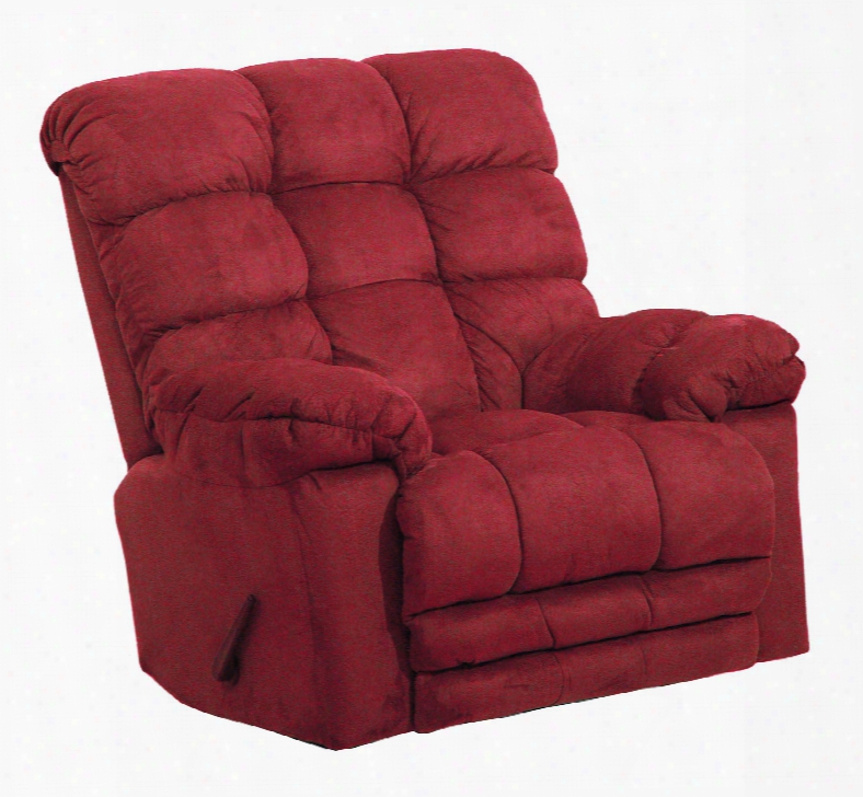 Catnapper Magnum Chaise Rocker Recliner In Merlot