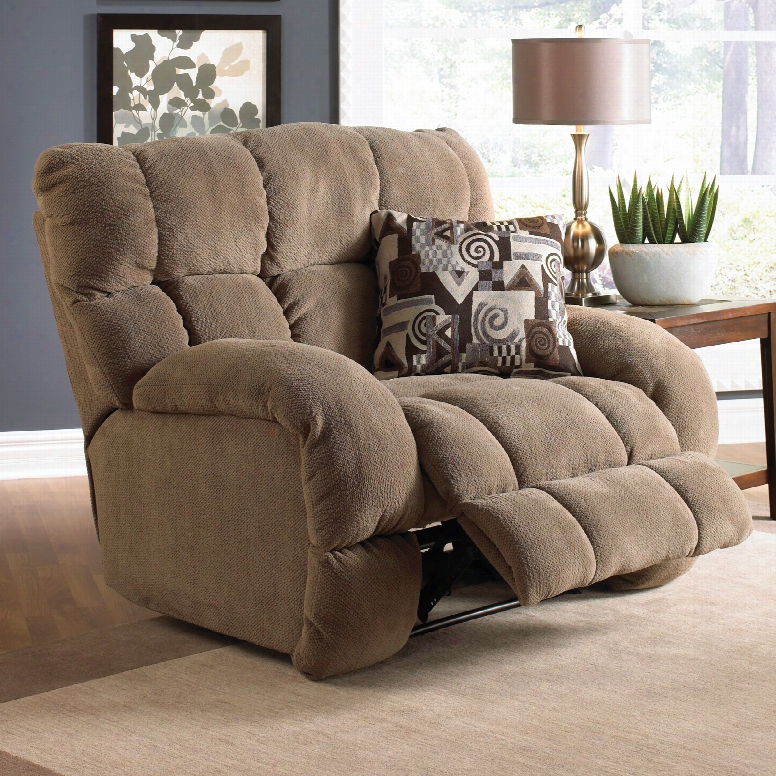 Catnapper Siesta Lay Flat Recliner In Porcini With Power Option