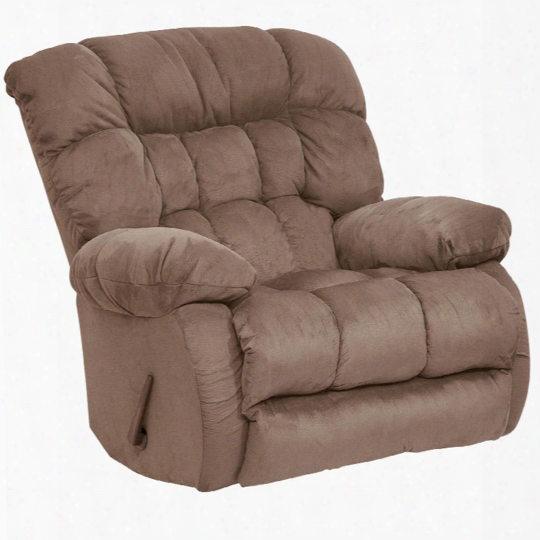 Caatnapper Teddy Bear Chaise Rocker Recliner In Saddle