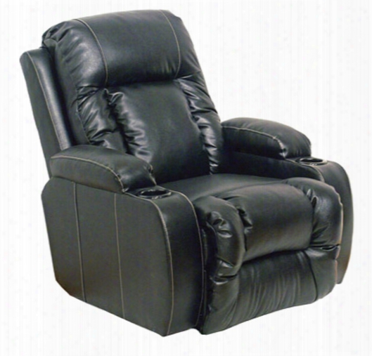 Catnapper Top Gun Leather Theater Seating In Black With Multiple Seat And Power Options