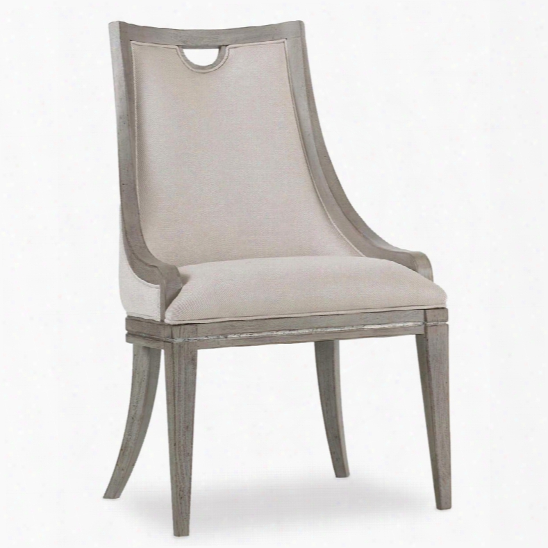 Hooker Sanctuary Epoque Upholstered Side Chair In Light Wood