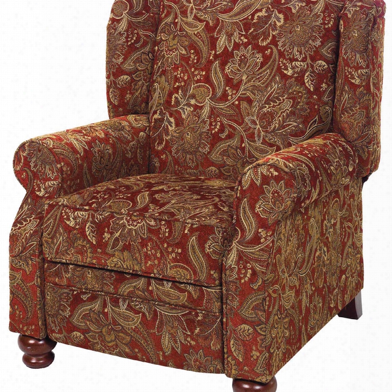 Jackson Belmont Reclining Chair In Red