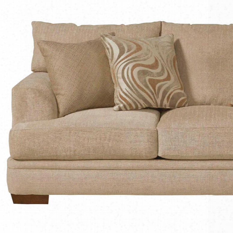 Jackson Crompton Loveseat In Latte And Dune