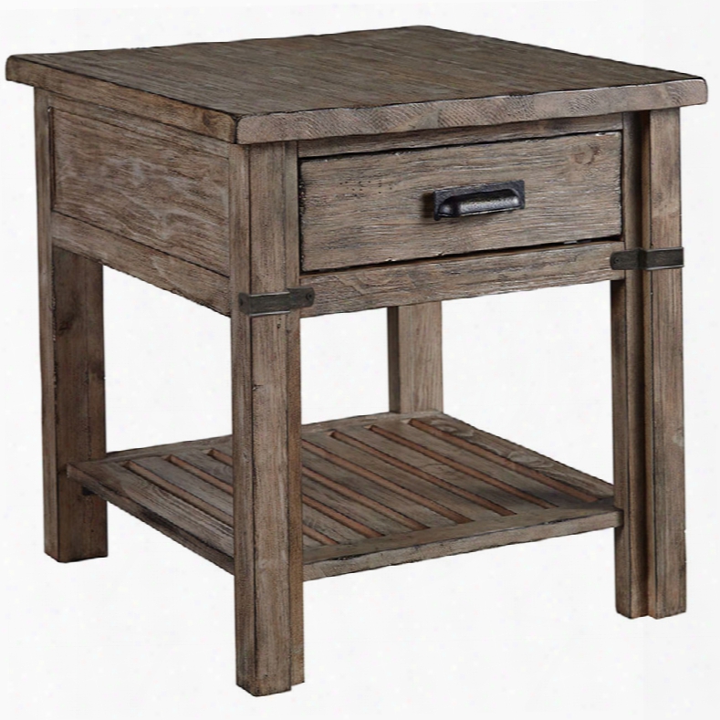 Kincaid Foundry Drawer End Table