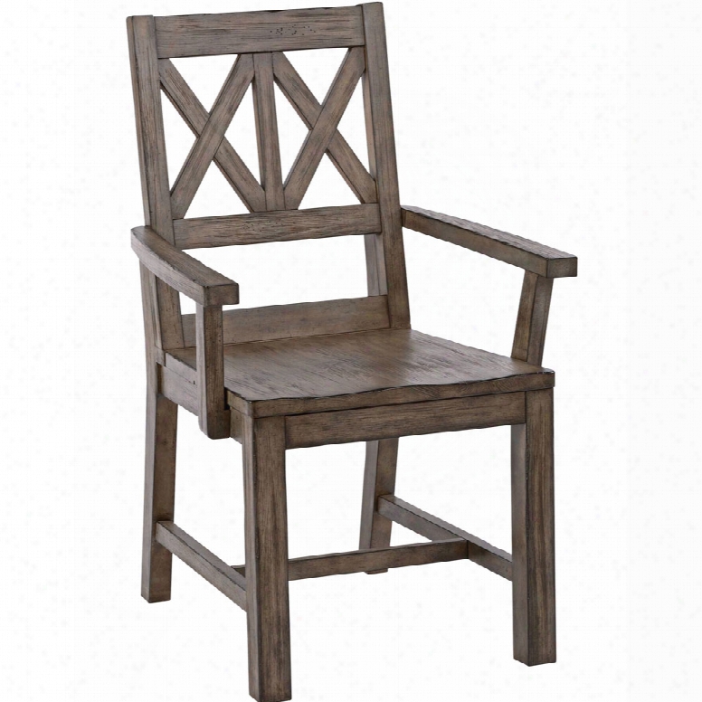 Kincaid Foundry Wood Arm Chair - Set Of 2