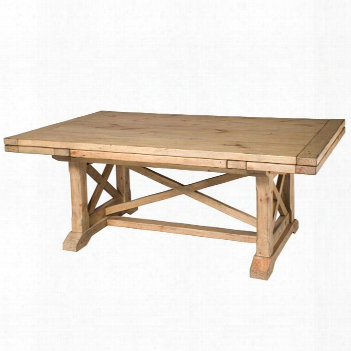 Kincaid Homecoming Vintage Pine Refractory Trestle Table
