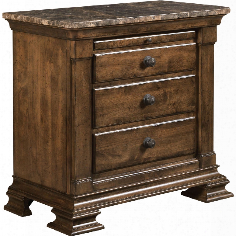 Kincaid Portolone Bachelor's Chest With Marble Top