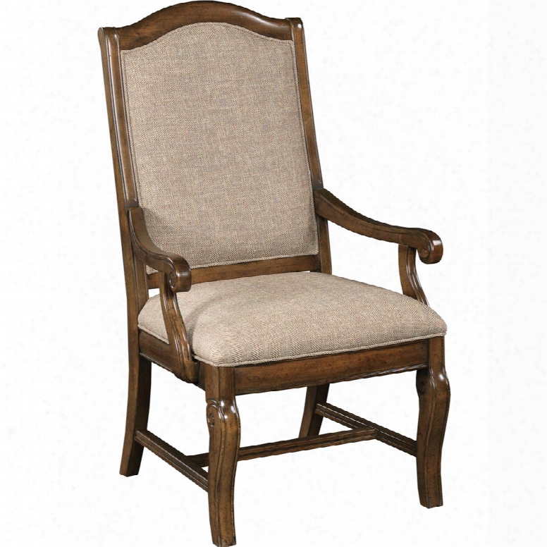 Kincaid Portolone Herringbone Arm Chair - Set Of 2