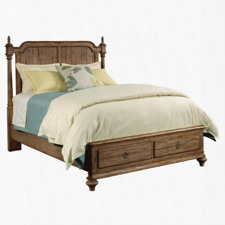 Kincaid Weatherford Westland Queen Size Storage Bed In Heather