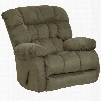 Catnapper Teddy Bear Chaise Rocker Recliner in Sage