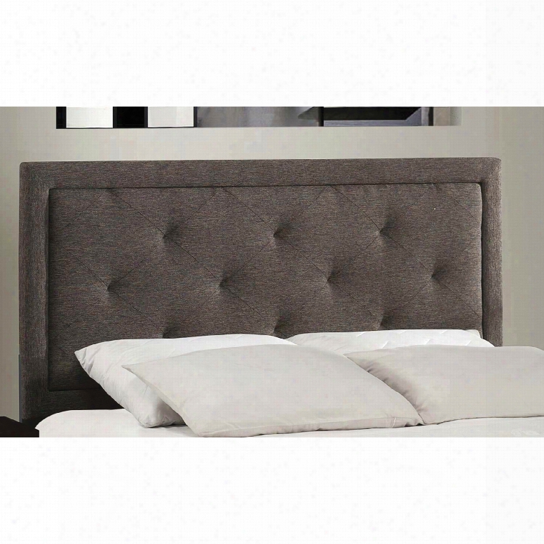 Hillsdale Furniture Becker Full Headboard With Bed Frame I Nblack/brown Fabric