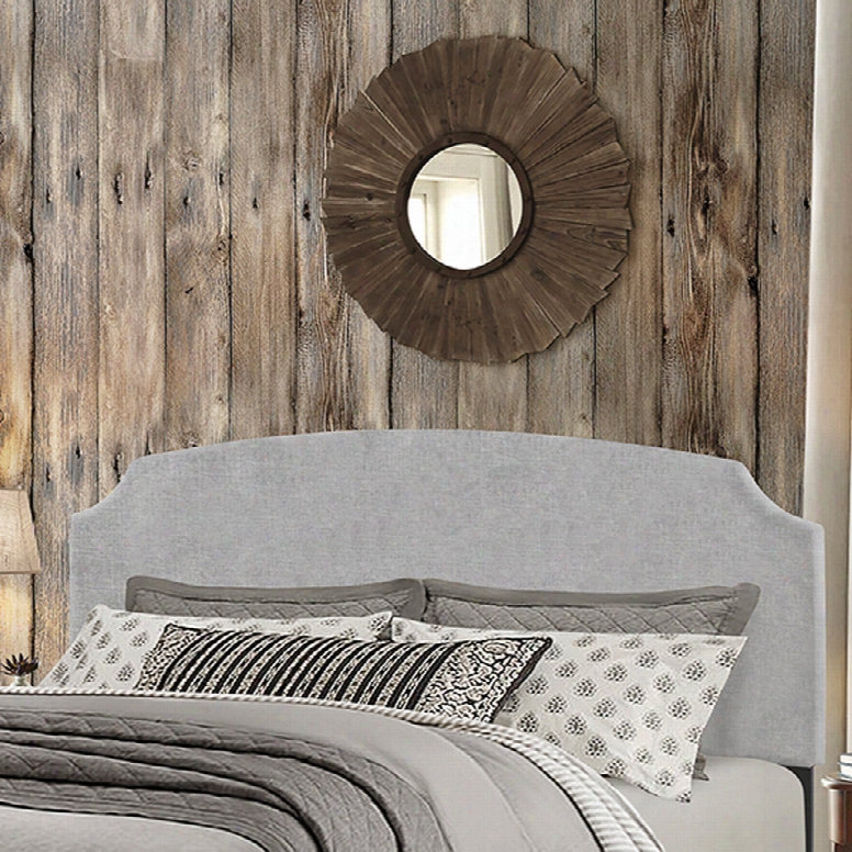 Hillsdale Furniture Desi Full/queen Headboard In Glacier Gray Fabric