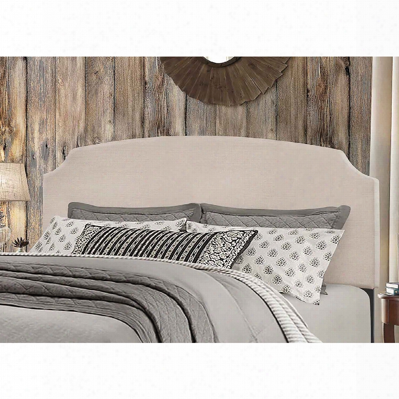 Hillsdale Furniture Desi Full/queen Headboard With Bed Frame In Fog Fabric