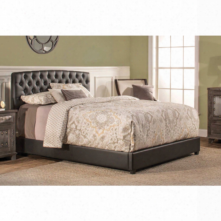 Hillsdale Furniture Hawthorne Upholstered California King Bed In Black Leatherette