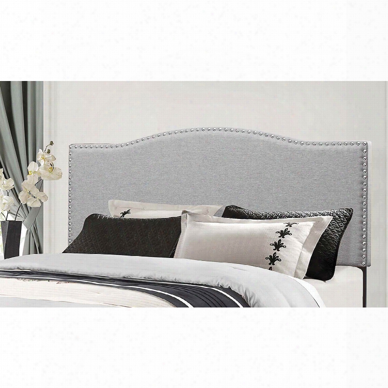 Hillsdale Furniture Kiley Full/queen Headboard In Glacier Gray Fabric