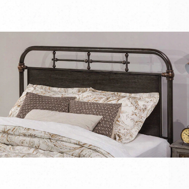 Hillsdale Furniture Logan Queen Headboard In Rubbed Black