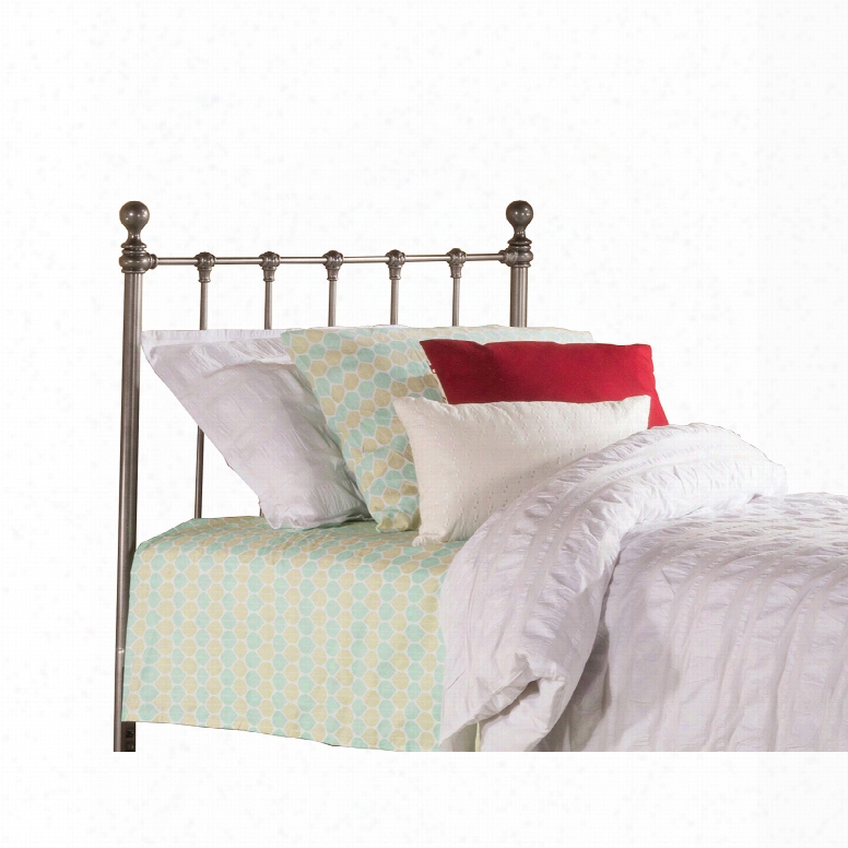 Hillsdale Furniture Molly Twin Headboard In Black Steel