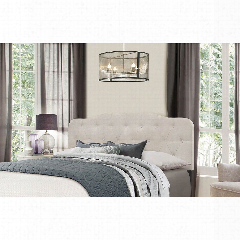 Hillsdale Furniture Nicole Full/queen Headboard With Bed Frame In Fog Fabric