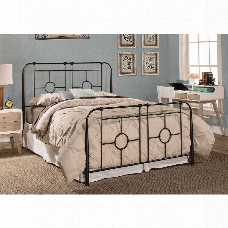 Hillsdale Furniture Trenton Full Bed In Black Sparkle