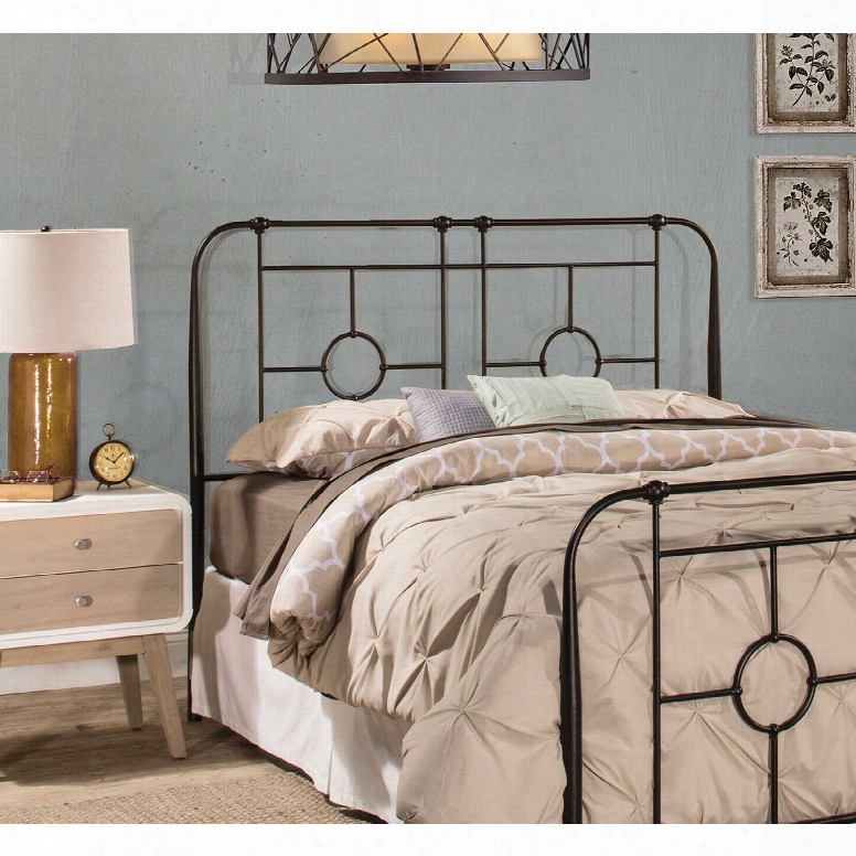 Hillsdale Furniture Trenton King Headboard With Bed Frame In Black Sparkle