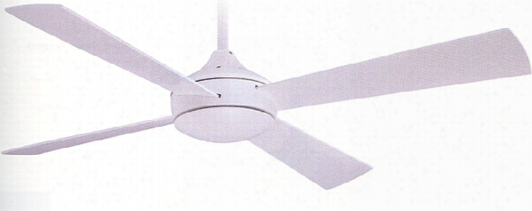 Minka Aire Aluma Ceiling Fan In Flat White