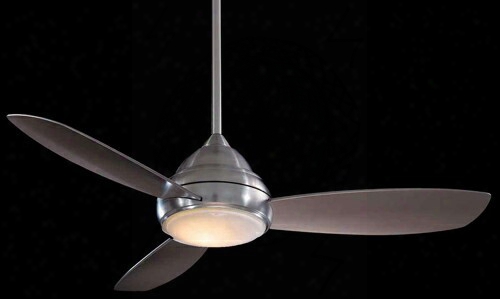 Minka Aire Concept I Wet-rated Ceiling Fan In Brushed Nickel