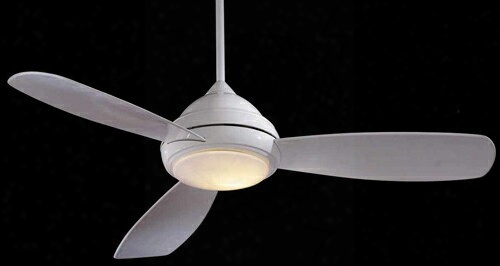 Minka Aire Concept I Wet-rated Ceiling Fan In White