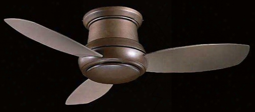 Minka Aire Concept Ii Flush Ceiling Fan In Oil-rubbed Bronze