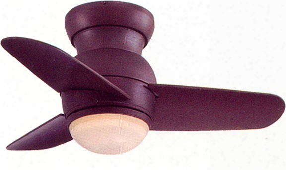 Minka Aire Spacesaver Ceiling Fan In Oil-rubbed Bronze