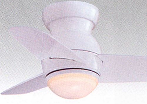 Minka Aire Spacesaver Ceiling Fan In White