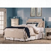 Hillsdale Furniture McArthur Full Bed in Off-White and Oatmeal Linen Fabric