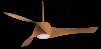 Minka Aire Artemis Ceiling Fan with Maple Finish Vanes