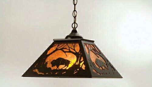 Meyda Tiffany Buffalo Hanging 2-light Pendant