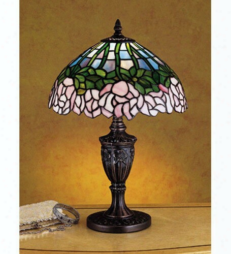 Meyda Tiffany Cabbage Rose Accent Lamp