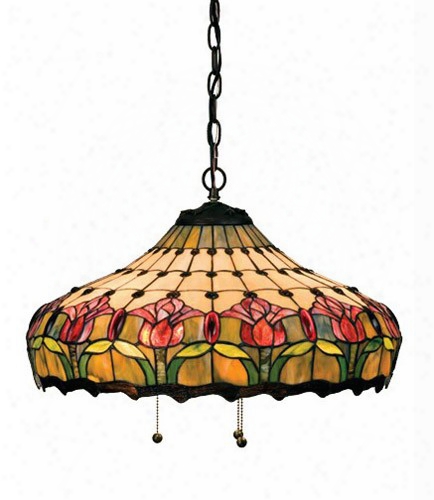 Meyda Tiffany Colonial Tulip Pendant