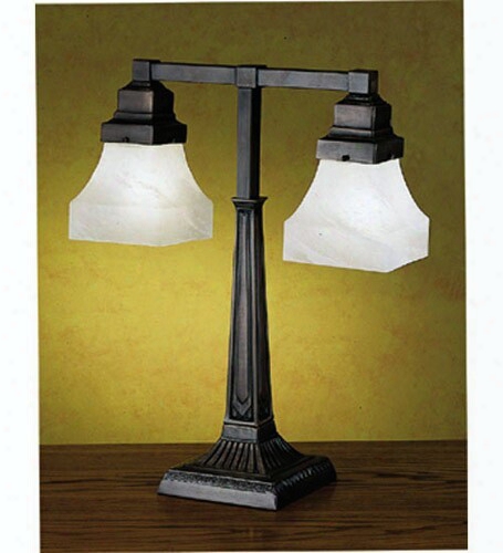 Meyda Tiffany Country Bungalow 2-light Desk Lamp